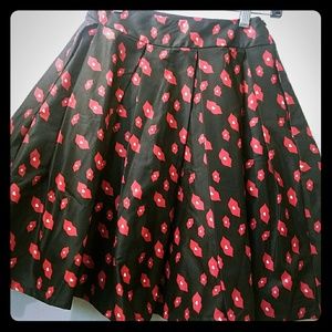 Red Lips Skirt